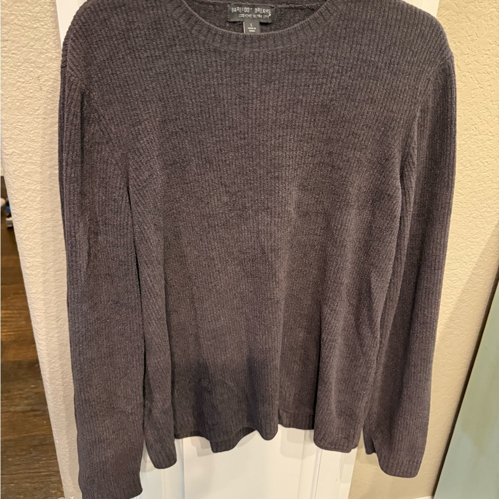 Barefoot Dreams cozychic ultra lite ribbed Crewneck Sweater